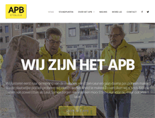 Tablet Screenshot of apbetten-leur.nl